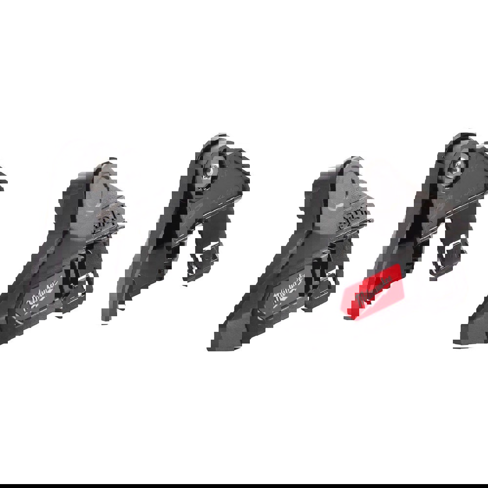 Hard Hat Full Face Shield Mount: Plastic, Black, Milwaukee Safety Helmet with No Brim